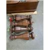 Image 12 : Antique Baby Grand Piano Turn of the Century w/Castor Legs - As Is