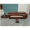 Image 1 : Antique Baby Grand Piano Turn of the Century w/Castor Legs - As Is