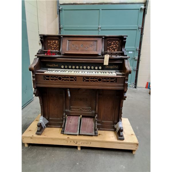 Antique Pump Organ Story & Clark Co. - Turn of the Century- As Is