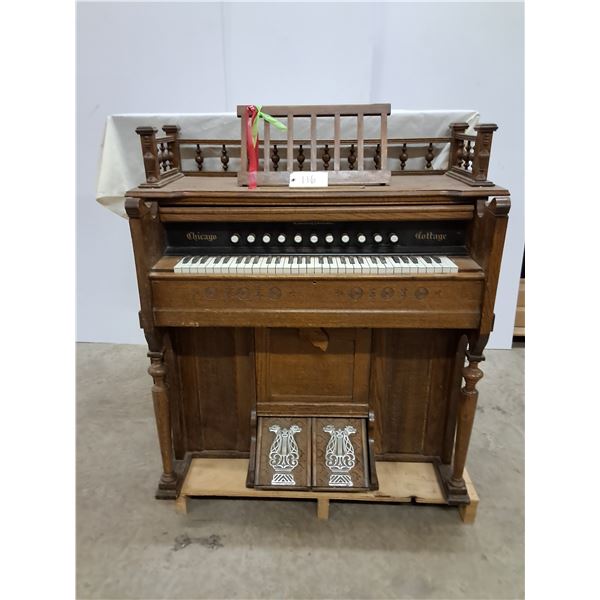 The Cable Co. Brand Antique Pump Organ - As Is