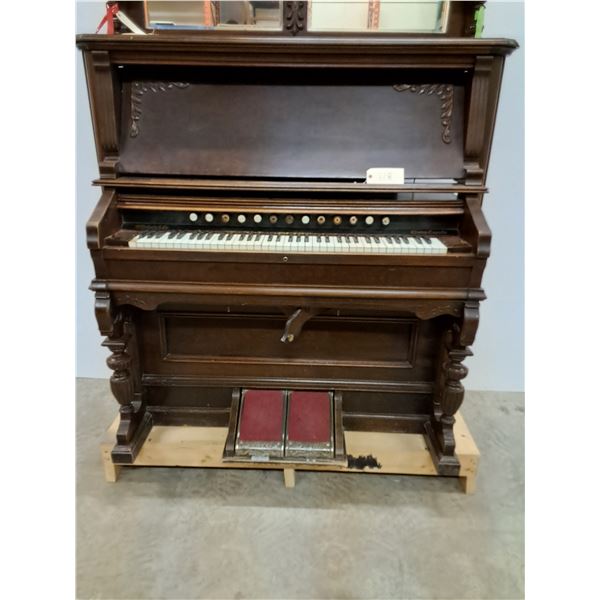 W. Doherty Co. Antique Pump Organ - As Is