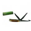 Image 1 : Remington Cutlery Backwood Trapper Multi-Blade Folding Knife, 3.25" Blade, 3.25" Hook, 3.25" Saw