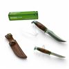 Image 1 : Remington Cutlery Stacked Leather Piggy Back Set with Sheath, 3" and 5.75" Fixed Blade Knives