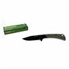 Image 1 : Remington Cutlery EDC Drop Point G10, Tan Handle, 3" D2 Stone Washed Folding Blade Knife