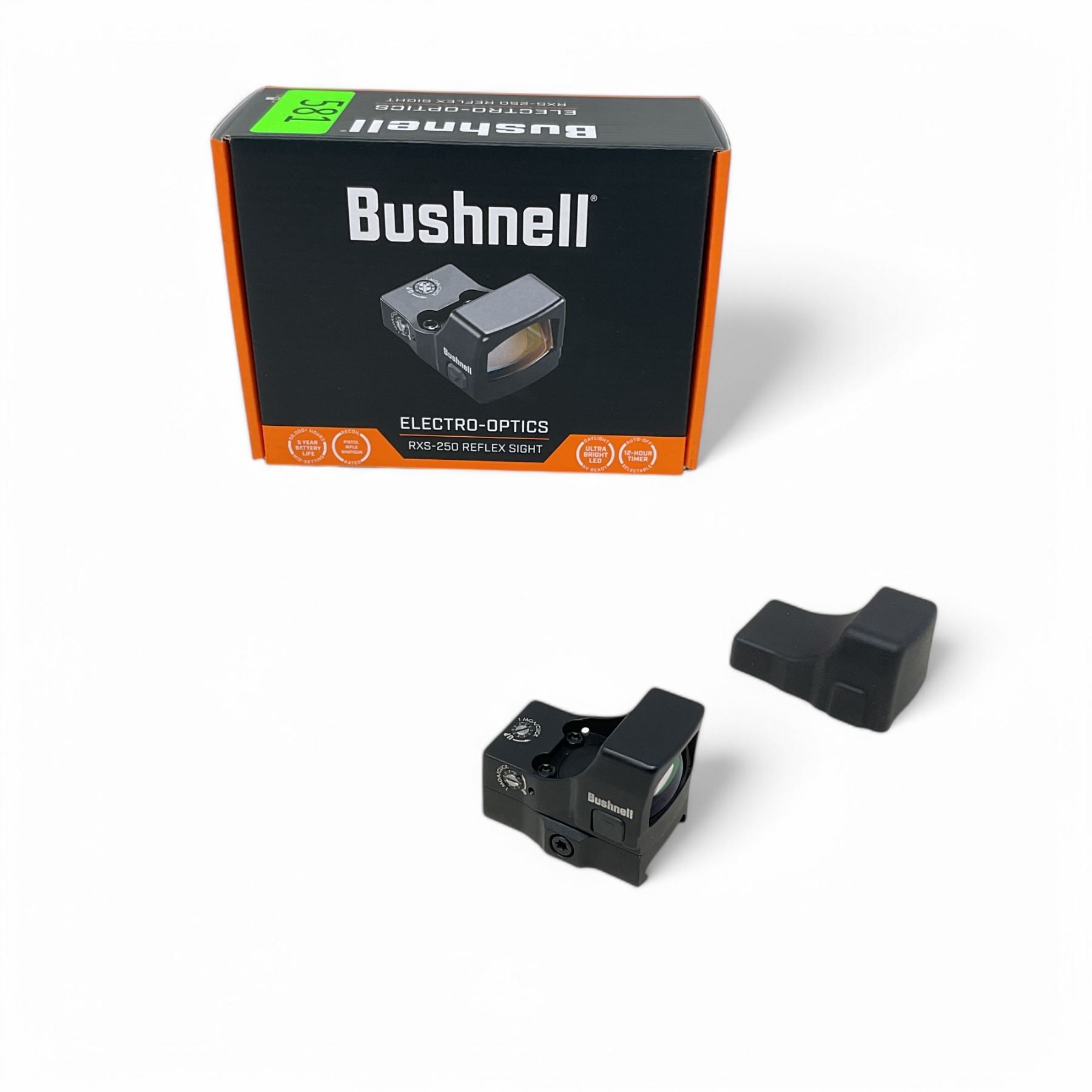 Bushnell RXS-250 1x24mm Delta Point Footprint Reflex Sight, 4 MOA Dot ...