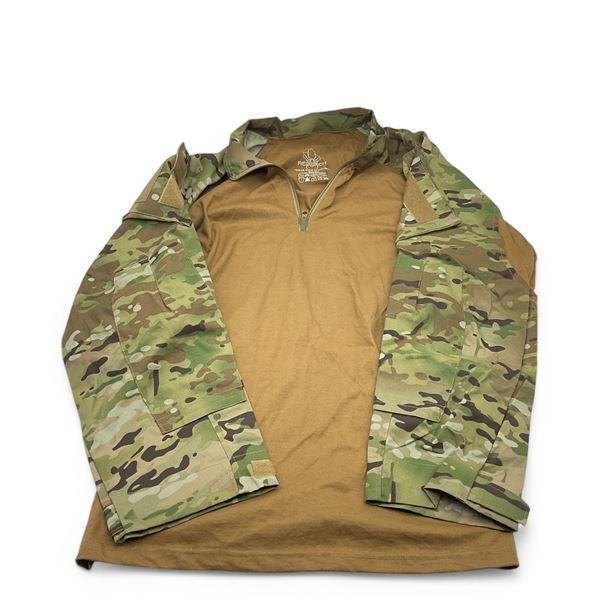 Red Back Multicam Hot Weather Hybrid Long Sleeve Shirt, Size: 2X-Large
