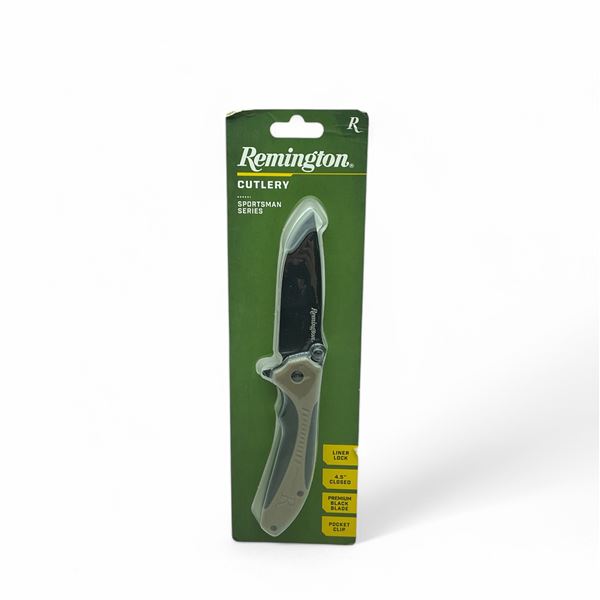 Remington Cutlery Sportsman Series Liner Lock, 3.5" Folding Blade Pocket Knife