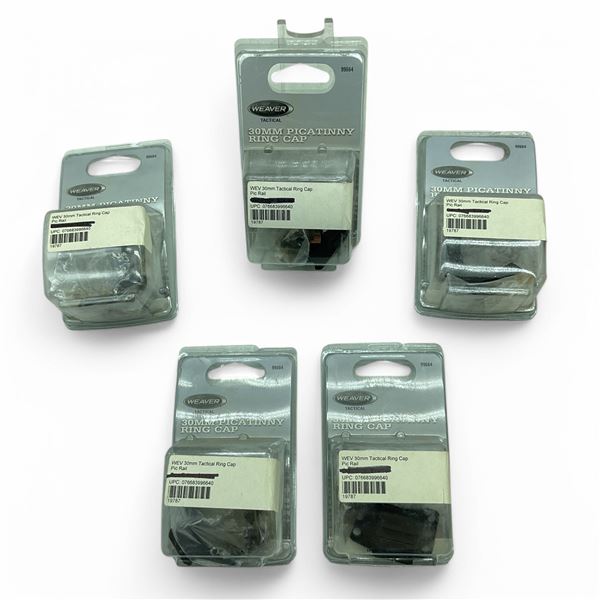 Weaver Tactical 30mm Picatinny Ring Cap X 5 Qty
