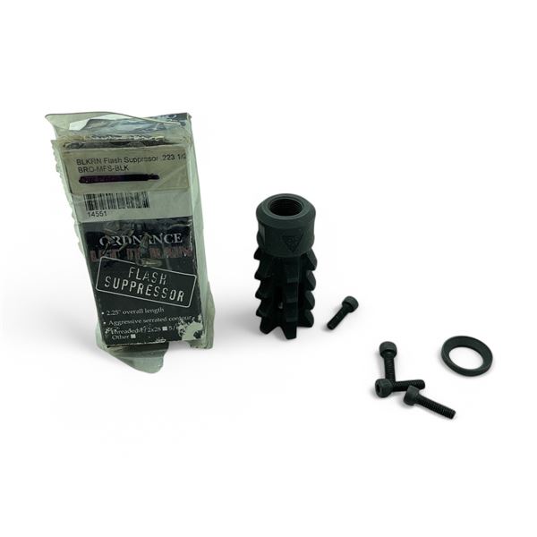 Black Rain Ordnance .223 Flash Suppressor, 1/2 x 28 Thread