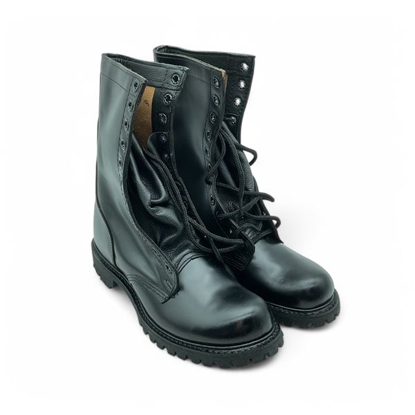 Men's 10" Plain Toe Leather Boot, Size: 8.5