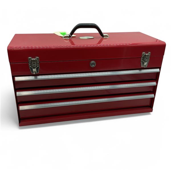 3 Drawer Tool Box, 21.25" W x 12" T x 8.75" D