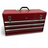 Image 1 : 3 Drawer Tool Box, 21.25" W x 12" T x 8.75" D