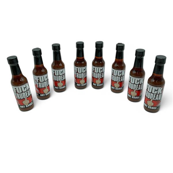 "Fuck Trudeau" Hot Sauce, 150 ml Bottle X 8 Qty