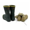 Image 2 : Belleville Desert Tan Combat Boots, Size: 8 and LaCrosse Steel Toe Rubber Boot, Size: 12