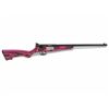Image 1 : Savage Rascal Minimalist Single Shot Bolt Action Rifle 22LR 16.13" Barrel Pink/Purple Laminate, New