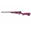 Image 2 : Savage Rascal Minimalist Single Shot Bolt Action Rifle 22LR 16.13" Barrel Pink/Purple Laminate, New