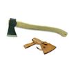 Image 2 : 3.5" Blade Axe, 19.75" Overall Length with Leather Sheath, New