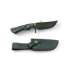 Image 1 : Hand Forged Damascus Fixed 4.5" Blade Knife with Leather Sheath, New