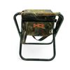 Image 1 : HQ Outfitters Hunting Stool with Storage Pouches, Camo, New