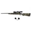 Image 2 : Savage Axis Bolt Action Rifle 22-250 Rem 22" Barrel Camo Stock With Bushnell 3-9X40 Scope