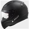Image 2 : LS2 Rapid Full Face Helmet, Solid Matte Black, Size: XL, New
