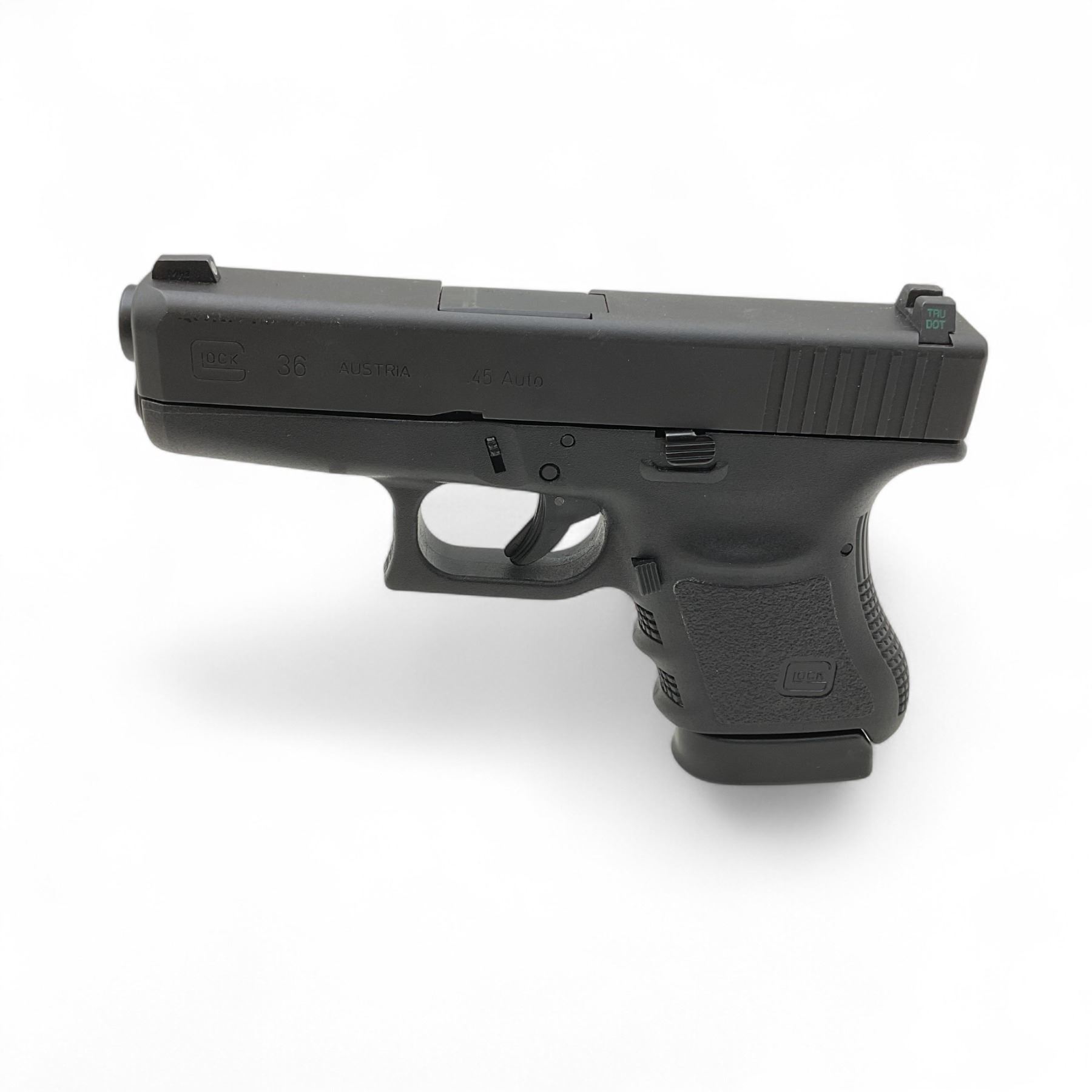 Glock 36 Semi Auto Pistol .45 ACP 3.78