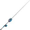 Image 1 : Ready 2 Fish 5'6" Telescopic Spin-Cast  Reel/ Rod Combo, New