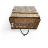 Image 2 : Wooden Crate 46.5" Wide X 19" Deep X 13" High With 2 Latches And Rope Handles