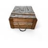Image 2 : Wooden Crate 46.5" Wide X 19" Deep X 12" High With 2 Latches And Rope Handles