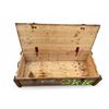 Image 4 : Wooden Crate 46.5" Wide X 19" Deep X 12" High With 2 Latches And Rope Handles