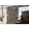 Image 3 : SANDSTONE SCULPTURE OF VARAHI, A HINDU GODDESS ON WOOD BASE