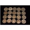 Image 3 : FRANKLIN HALF DOLLARS, VARIOUS DATES (20 PCS)