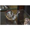 Image 4 : STEUBEN CRYSTAL SNAIL, WATERFORD CRYSTAL BIRD & MURANO STYLE ELEPHANT (3 PCS)