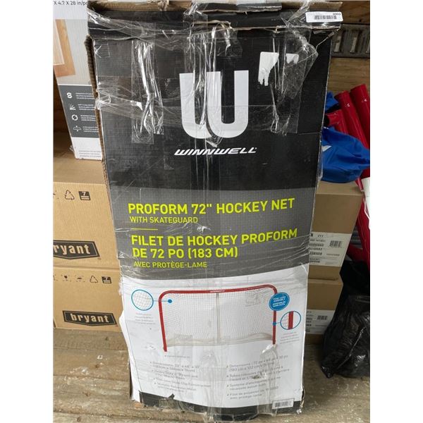 Winnwell Proform 72-Inch Hockey Net with SkateGuard, Model 183 cm