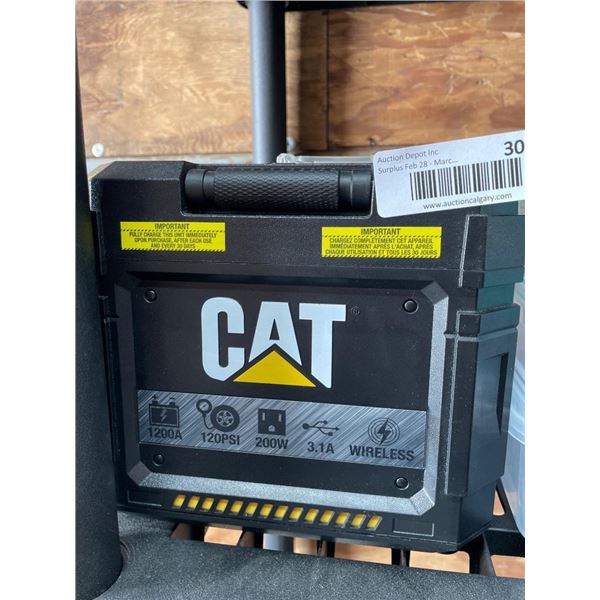 CAT 1200A 120PSI 200W 3.1A Wireless Jump Starter Compressor