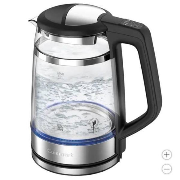 Cuisinart Double-Wall Glass Programmable Electric Kettle