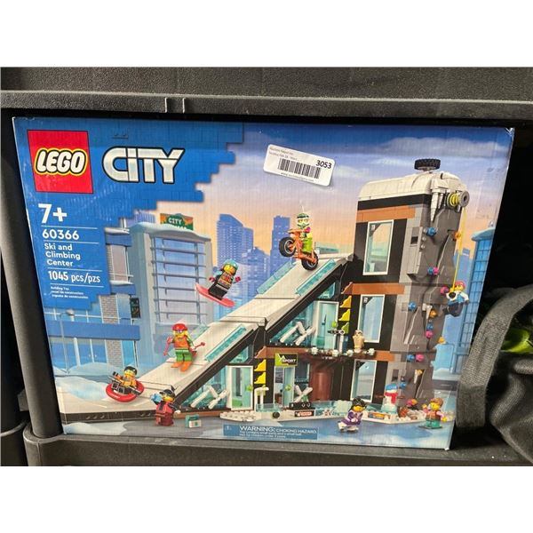 LEGO City 60366 Ski and Climbing Center Building Set, 1045 Pieces