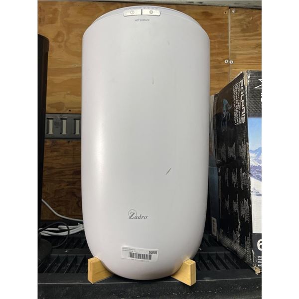 Zadro White Towel Warmer with Electronic Controls