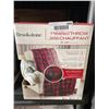 Image 1 : Brookstone Heated Throw Plaid 50 x 60 Inches with Remote