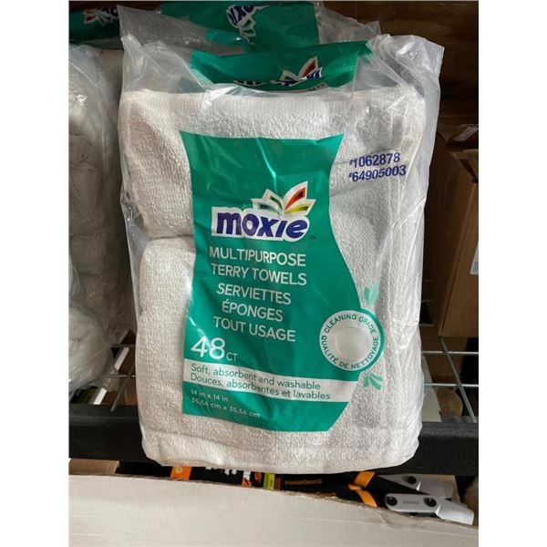 Moxie Multipurpose Terry Towels, 48 Count Cleaning Cloths