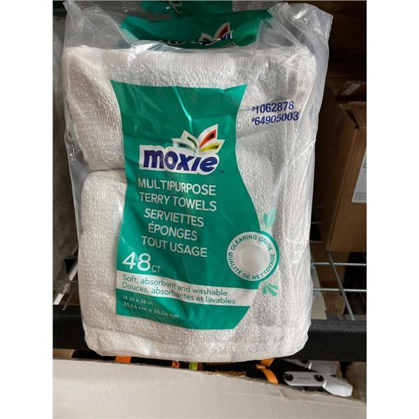 Moxie Multipurpose Terry Towels, 48 Count Cleaning Cloths