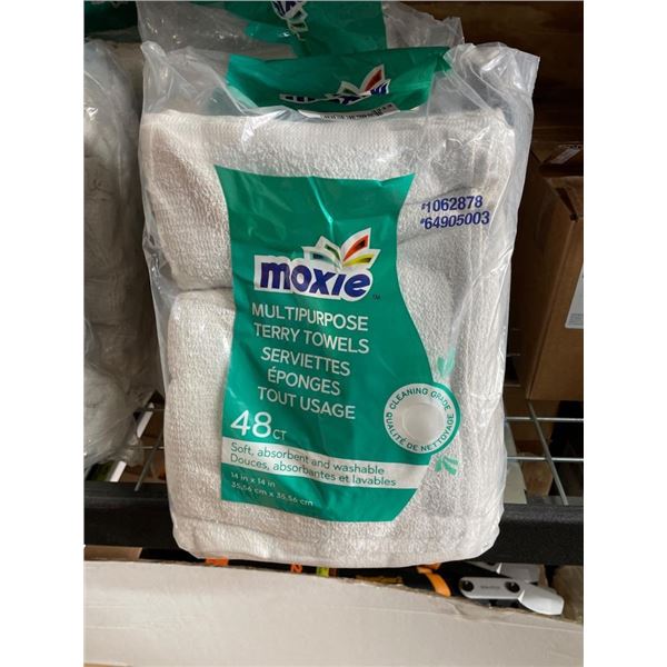 Moxie Multipurpose Terry Towels, 48 Count Cleaning Cloths