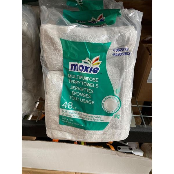 Moxie Multipurpose Terry Towels, 48 Count Cleaning Cloths