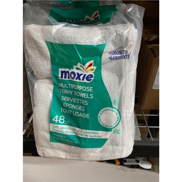 Moxie Multipurpose Terry Towels 48 Count Cleaning Cloths