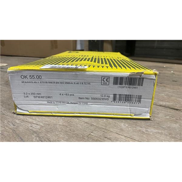 ESAB VacPac OK 55.00 E7018-1H4 R Welding Electrodes, 3.2 x 350 mm (4 x 83pcs)