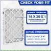 Image 1 : Duststop MERV 8 Air Filters, 16x25x1, Quantity 12