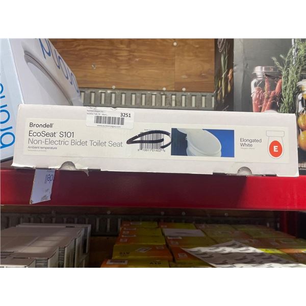Brondell EcoSeat S101 Non-Electric Bidet Toilet Seat