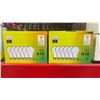 Image 1 : Lot of 2 15W A19 LED 1500 Lumens Bulb Packs with 6 Bulbs Each