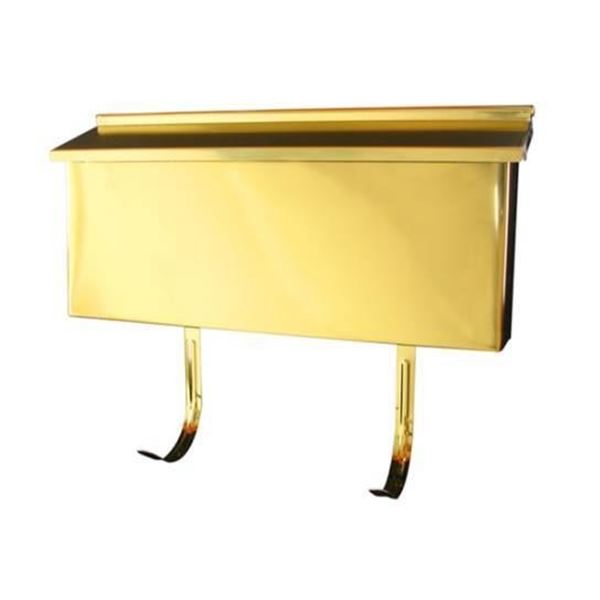 Facto Horizontal Mailbox with Metal Construction for Outdoor Use