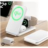 Image 1 : ESR Qi2 3-in-1 Wireless Charging Set (HaloLock) With MagSafe Compatibility